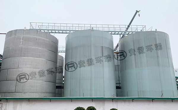 湖南永杉锂业酸碱罐区电伴热