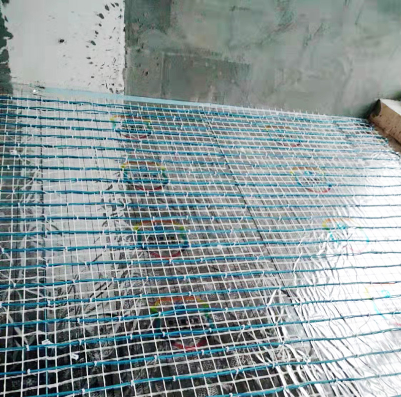 敬知瑜伽学院发热电缆电地暖安装图