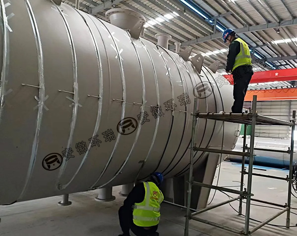 中石化香港油库罐体电伴热安装图