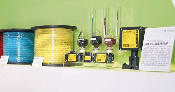 高性能自限温伴热带产品入选安徽创新馆展示。 环瑞电热供图